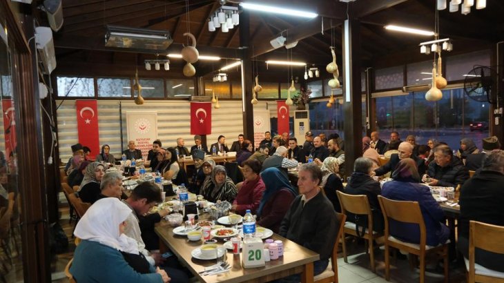 Kuyucak'ta Şehit aileleri ve gazilere iftar yemeği verildi
